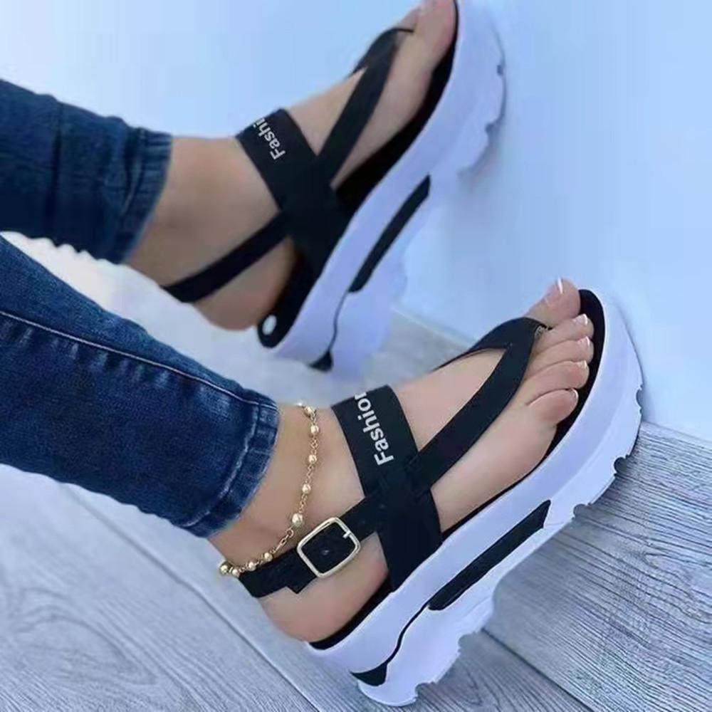 Ladies platform sandals